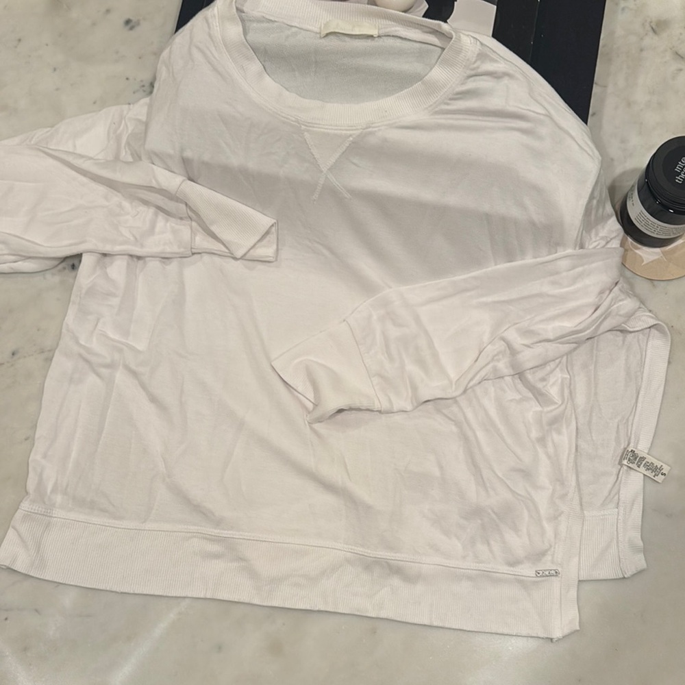 White Long Sleeve Sweatshirt